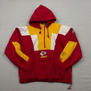 Vintage 90s Starter Kansas City Chiefs NFL Pro Line Pullover Puffer Jacket